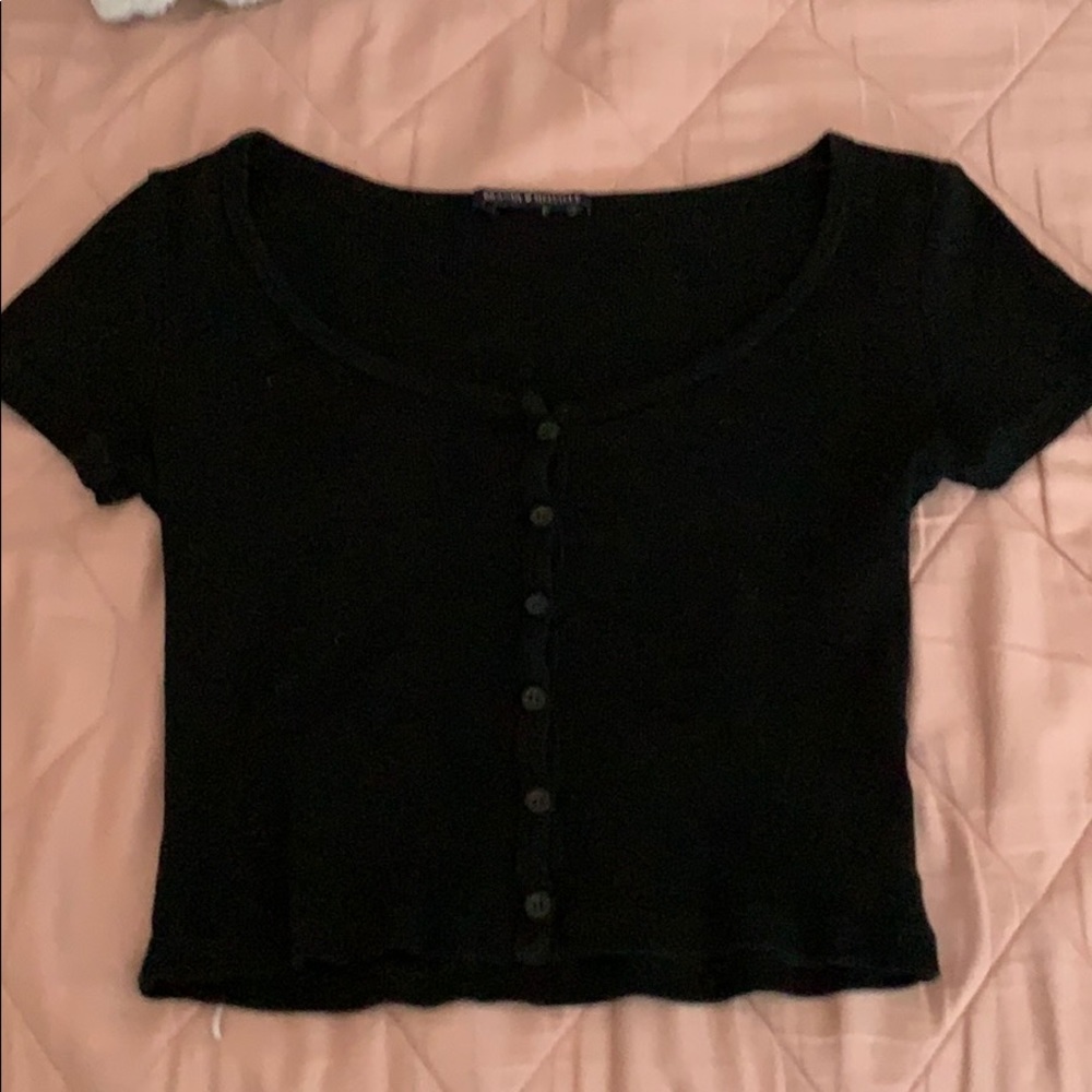 BRANDY MELVILLE black zelly top